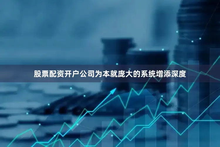股票配资开户公司为本就庞大的系统增添深度