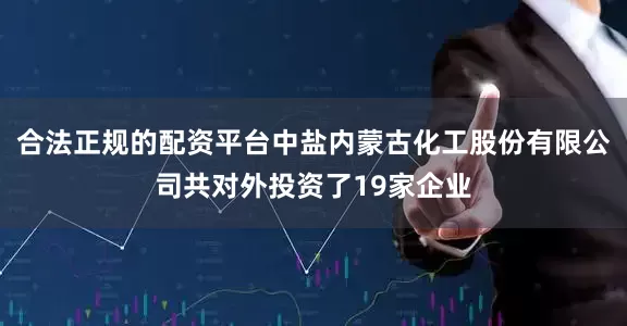 合法正规的配资平台中盐内蒙古化工股份有限公司共对外投资了19家企业